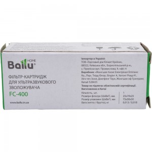 Фильтр-картридж для ультразвукового увлажнителя Ballu FC-400 НС-1031482