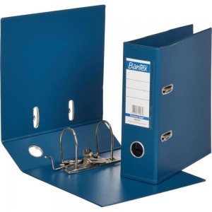 Папка-регистратор Bantex 1452-01 формат а5, вертикальный, 70 мм, темно-синий, пбп 2, карман на корешке 2776