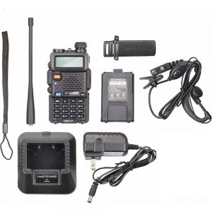 Портативная радиостанция Baofeng UV-5R, 1800мАч, 136-174/400-480 МГц, 127 каналов, 5 Вт, 2 шт 00029100