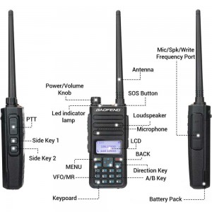 Рация Baofeng DR-1801 UV, DMR, 136-174/400-470 МГц, 2000 мАч, 5 Вт 00029032