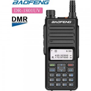 Рация Baofeng DR-1801 UV, DMR, 136-174/400-470 МГц, 2000 мАч, 5 Вт 00029032