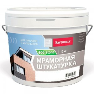 Мраморная штукатурка Bayramix BAY EcoStone 971 15 кг BMES-971-K