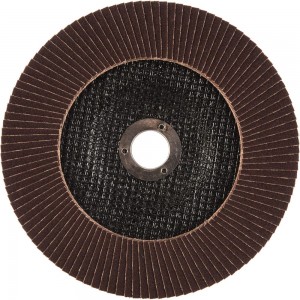 Лепестковый торцевой круг Баз для шлифования тип КЛТ 1 KK19XW зерно-электрокорунд нормальный P80 180x22 мм 36563-180-80