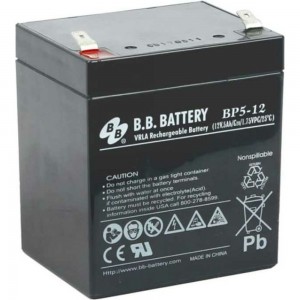 Аккумуляторная батарея 12 В, 5 Ач BB Battery BP 5-12