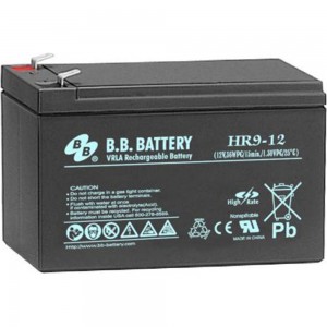 Аккумуляторная батарея 12 В, 9 Ач BB Battery HR 9-12