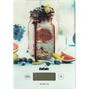 Кухонные весы bbk KS102G лазурный 00-00001165
