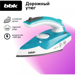 Электрический утюг BBK ISE-1600 бирюзовый 00-00001168