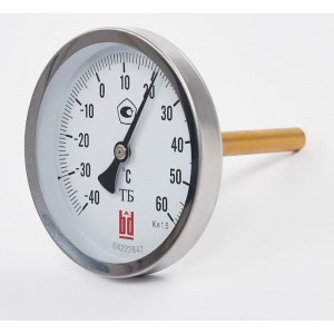 Биметаллический термометр BD ТБ 100Т/46 (-40-60С), G1/2, кл. т. 1,5 51521051123