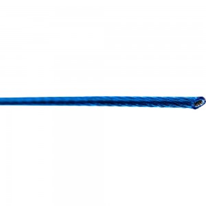Стальной латунированный трос с покрытием полиамид BEFAST 2, погодоустойчивый, синий, 20м TCO020BS