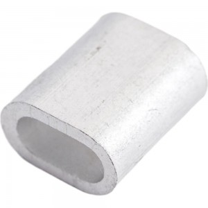 Алюминиевый зажим для стальных канатов BEFAST din 3093, 2 мм, 10 шт. ZAL0210S