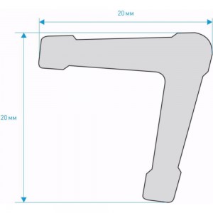 Угол bello deco XPS У 1 20x20 мм 00-00004604