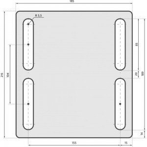 Станочные тиски Белмаш BELMASH VM125 RA059A