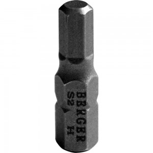 Биты магнитные Hex 2.5, 25 мм, 2 шт, S2 Berger BG BG2375