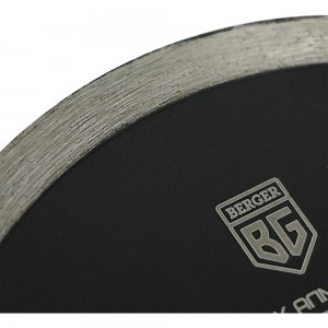 Диск алмазный отрезной по керамике несегментный 250x1.8x25.4 мм, адаптер 22.23 мм Berger BG BG1611