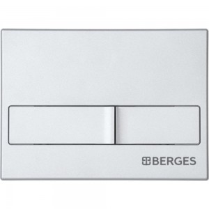 Кнопка для инсталляции BERGES NOVUM L2 матовый хром 040012