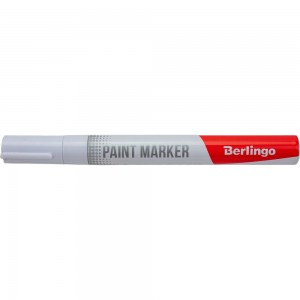 Маркер-краска BERLINGO PA400 белая, 2-4 мм, нитро-основа BMk_02100