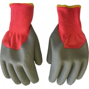 Зимние шерстяные рабочие перчатки с обливом БЕРТА 530