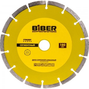 Диск алмазный сегментный Стандарт (180х20/22.2 мм) Biber 70215 тов-039541