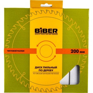 Диск пильный по дереву (200х32/30/20/16 мм; Z48; чистый рез) Biber 85252 тов-123364