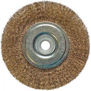 Щетка крацовка дисковая с комплектом переходников (150 мм, 22.2 мм) Biber 70998 тов-170434
