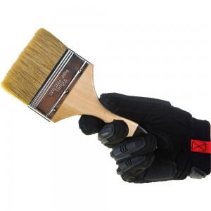 Кисть Стандарт (флейцевая, натуральная щетина, деревянная рукоятка) 100мм Biber 31127 тов-002011