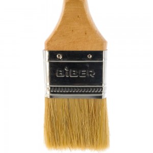 Кисть Суприм (флейцевая, натуральная щетина, деревянная рукоятка) 50мм Biber 31134 тов-002017
