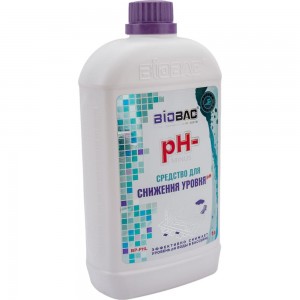 Средство для понижения уровня кислотности БиоБак pH- МИНУС жидкий BP-PHL