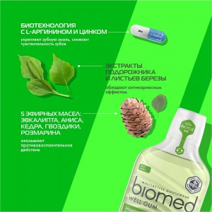 Ополаскиватель Biomed WELL GUM/ВЕЛ ГАМ 500 мл 109.03155.0101