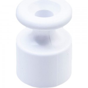 Изолятор для наружного монтажа Bironi пластик, цвет белый, 10 штук/упаковка B1-551-21-10