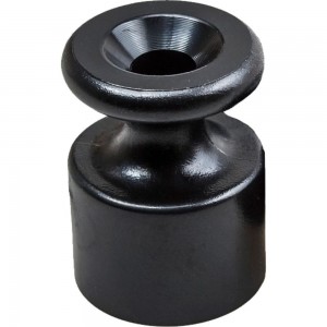 Изолятор для наружного монтажа Bironi rf, пластик, черный, 100 штук/упаковка R1-551-23-100