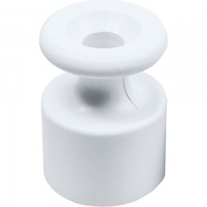Изолятор для наружного монтажа Bironi rf, пластик, белый, 100 штук/упаковка R1-551-21-100
