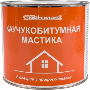 Каучукобитумная мастика, 2 л Bitumast 4607952900134