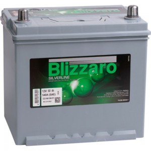 Аккумулятор BLIZZARO SILVERLINE 60R (борт) 540A, 232x173x225 450715