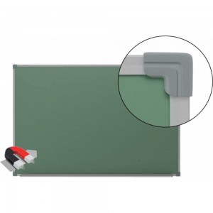 Магнитно-меловая доска BoardSYS 1 элементная 100x170 метталический профиль 20М*170