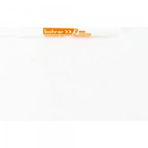 Перманентный маркер BOHRER 2 мм, белый, круглый, пулевидный наконечник, 12 шт. 41313212