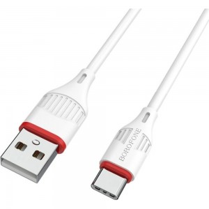USB-кабель Borofone BX51 AM-Type-C 1 метр, 3А пластик, белый 23752-BX51tW