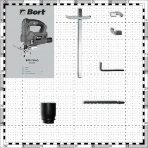 Электрический лобзик BORT BPS-750-Q 93413106