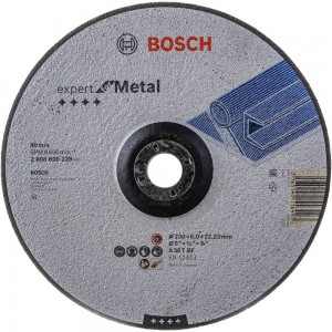 Диск шлифовальный по металлу 230х22,2 мм Bosch 2.608.600.228