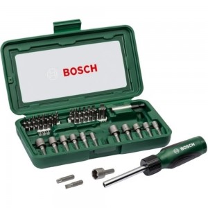 Набор бит и торцевых ключей с отверткой (46 шт.) Bosch 2.607.019.504 152227