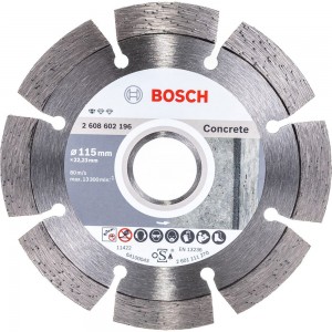 Диск алмазный по бетону 115х22,2 мм Bosch 2.608.602.196