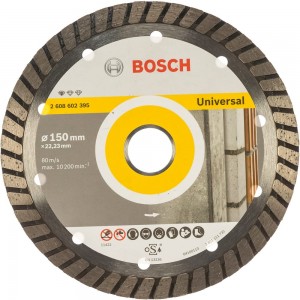 Диск алмазный Professional for Universal Turbo для УШМ (150х22,2 мм) Bosch 2608602395