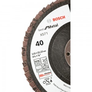 Лепестковый круг для УШМ Bosch Best for Metal 2608607322