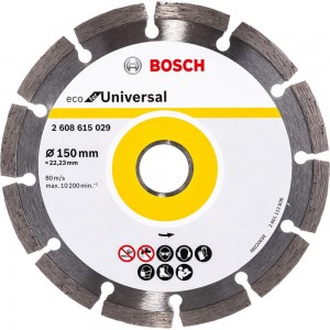 Диск алмазный ECO Universal (150х22.2 мм) Bosch 2608615029
