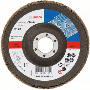 Лепестковый круг Bosch S.f.Metal 2608603659
