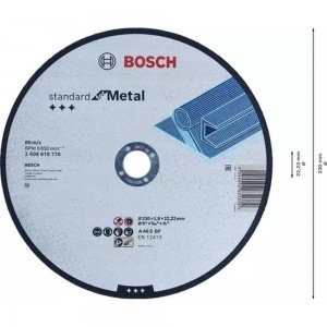 Отрезной круг Standard For Metal 230x1.9 мм Bosch 2608619770