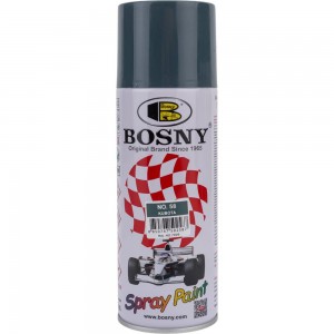 Универсальная краска Bosny серый, аэрозоль RAL 7009 58