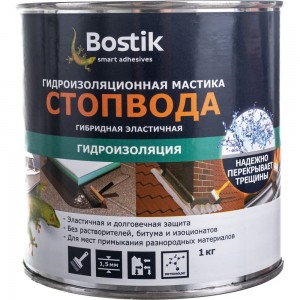 Гидроизоляционная мастика СтопВода Bostik SMP 1 кг 30613151