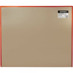 Защитный коврик для напольных покрытий BRABIX, поликарбонат, 100x120 см, глянец 604846