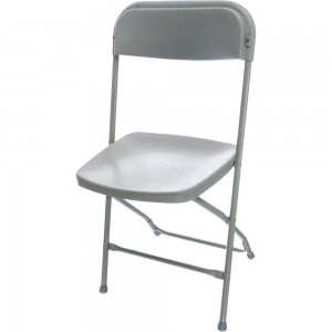 Складной стул для дома и офиса BRABIX Golf CF-002 серый каркас, пластик серый, 531564