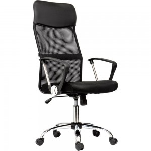 Компьютерное офисное кресло BRABIX Flash MG-302, с подлокотниками, хром 530867